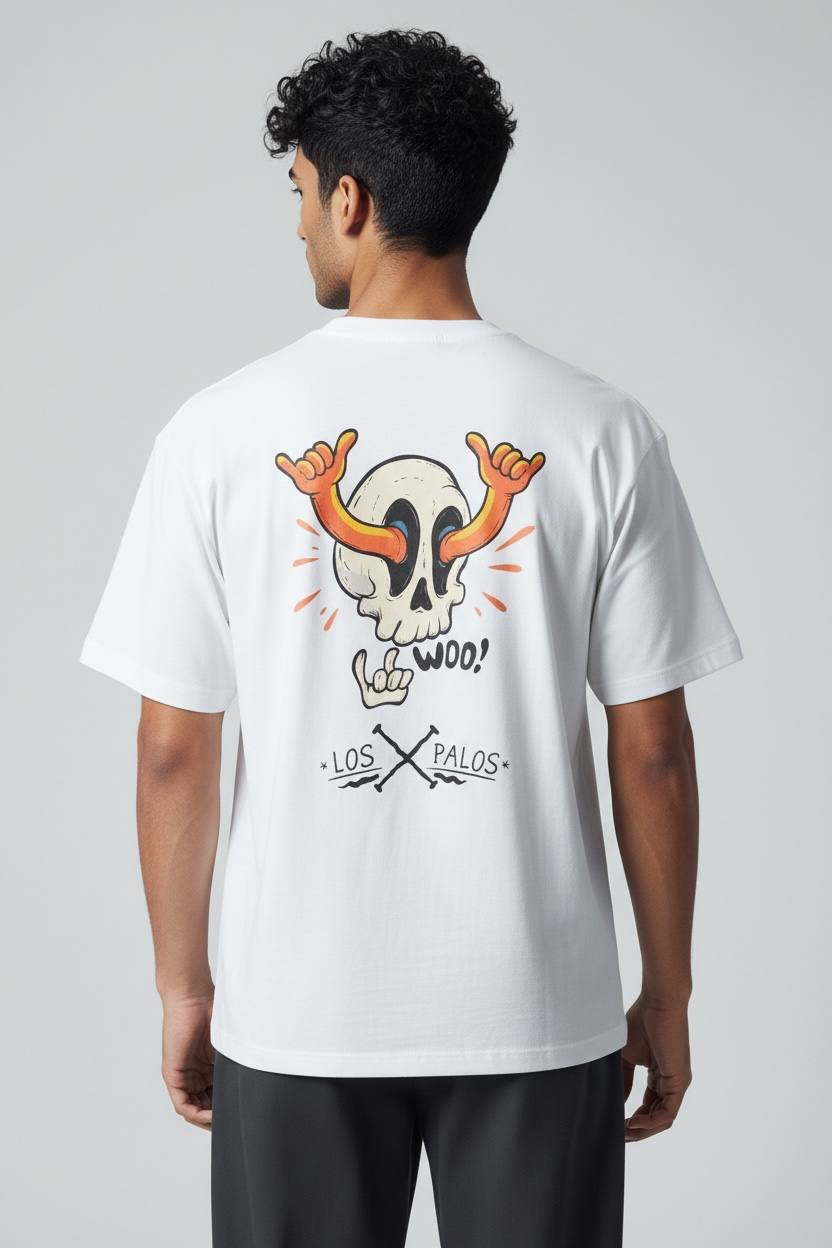 Camiseta Los Palos de Salitr3, oversize de algodón