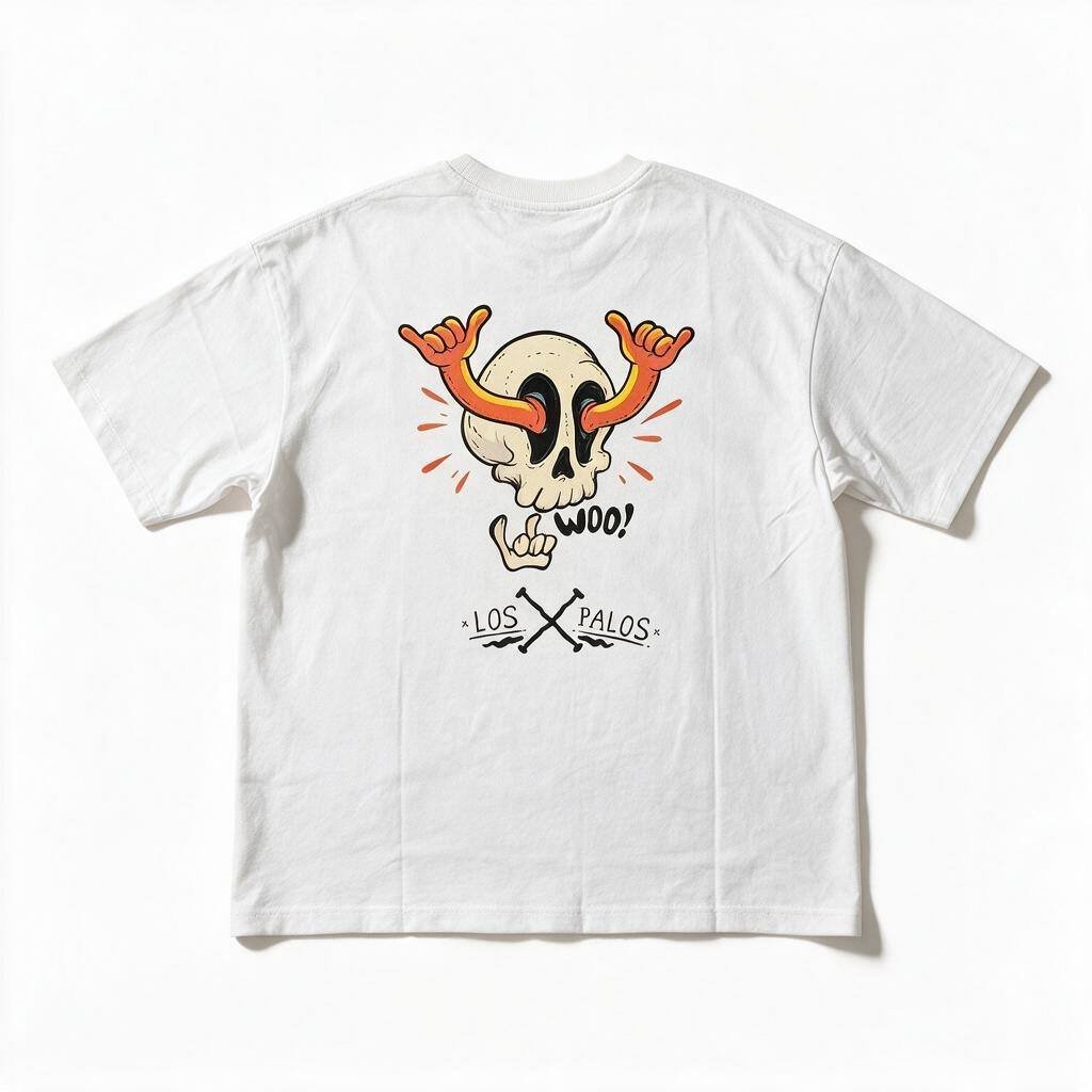 Camiseta Los Palos de Salitr3, oversize de algodón