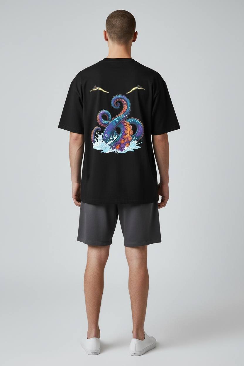 Camiseta Garita de Salitr3, oversize de algodón