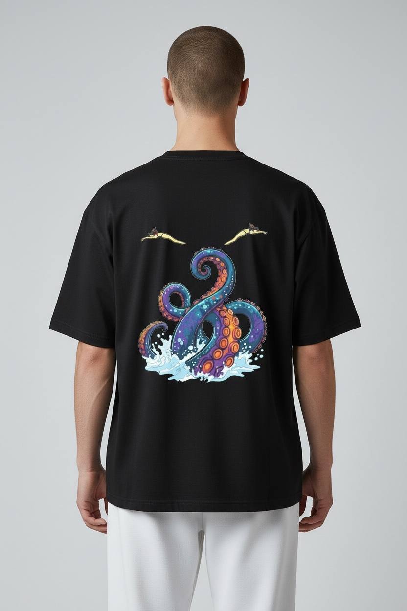 Camiseta Garita de Salitr3, oversize de algodón