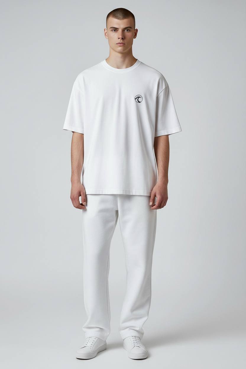 Camiseta Veril de Salitr3, oversize de algodón