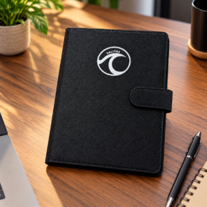 Carpeta multiuso Vegueta con logo en la tapa