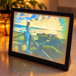 Litophane 3D iluminado con la placa LED, Salitr3